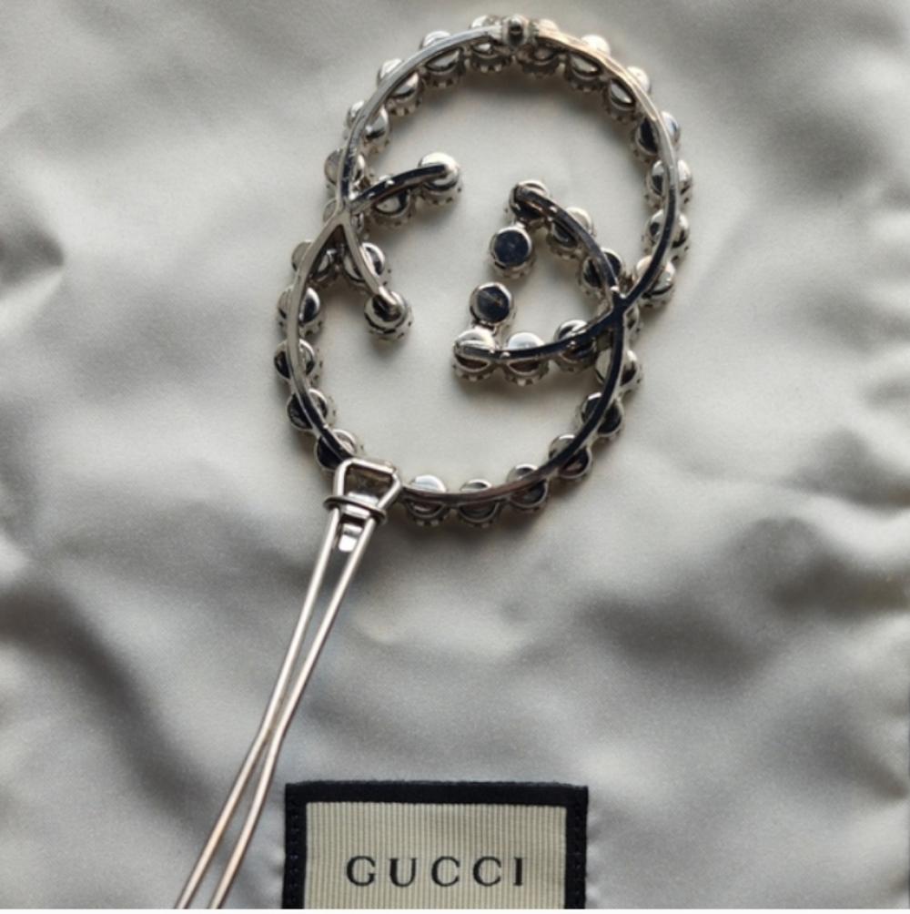 authentic Gucci Double GG Haot Clip - Picture 8 of 11